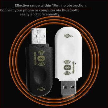 RKD-3 Bluetooth Δέκτης/Μετατροπέας Ήχου USB, Bluetooth 5.0, USB Διασύνδεση, Εμβέλεια 10 μ, Μεταφορά 128 Mbps, Plug-and-Play
