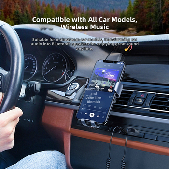 J53 Bluetooth δέκτης αυτοκινήτου, AUX USB ήχος, Bluetooth 5.3, 2.4 GHz, 5V, 150 mA