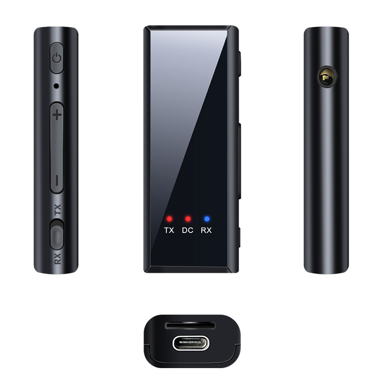 Bluetooth 5.4 δύο σε ένα δέκτης-πομπός με 3.5mm AUX, hands-free κλήσεις για αυτοκίνητο και σπίτι, USB Bluetooth μετατροπέας