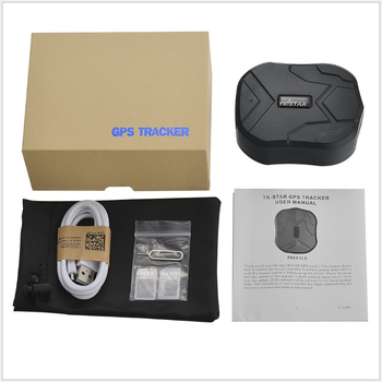 TK905 GPS tracker za vozila s točnošću pozicioniranja 5 m, 512 MB memorije, 720 h trajanja baterije, alarm vibracija i geofence, vodootporan, ugrađena GPS antena