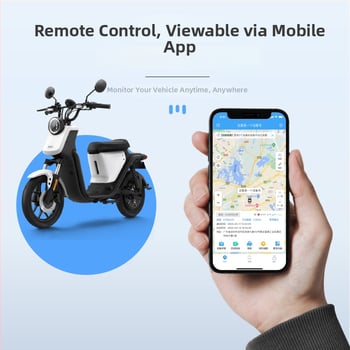 Εντοπιστής αυτοκινήτου 4G GPS με ακρίβεια 5 μ., συναγερμοί: απώλεια ισχύος, κινητό, φράχτης; τροφοδοσία μέσω καλωδίου; διαστάσεις 74×30×13,4 mm