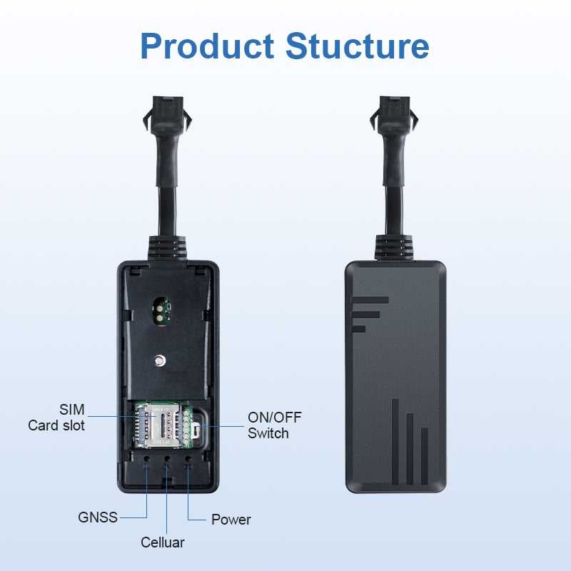 4G GPS lokator za upravljanje voznih flota - točnost GPS 3-30 m; alarmi: vibracije, prekid napajanja, geofence, prekoračenje brzine; vanjsko napajanje 9-90V; karte Baidu, AMap, Google Maps