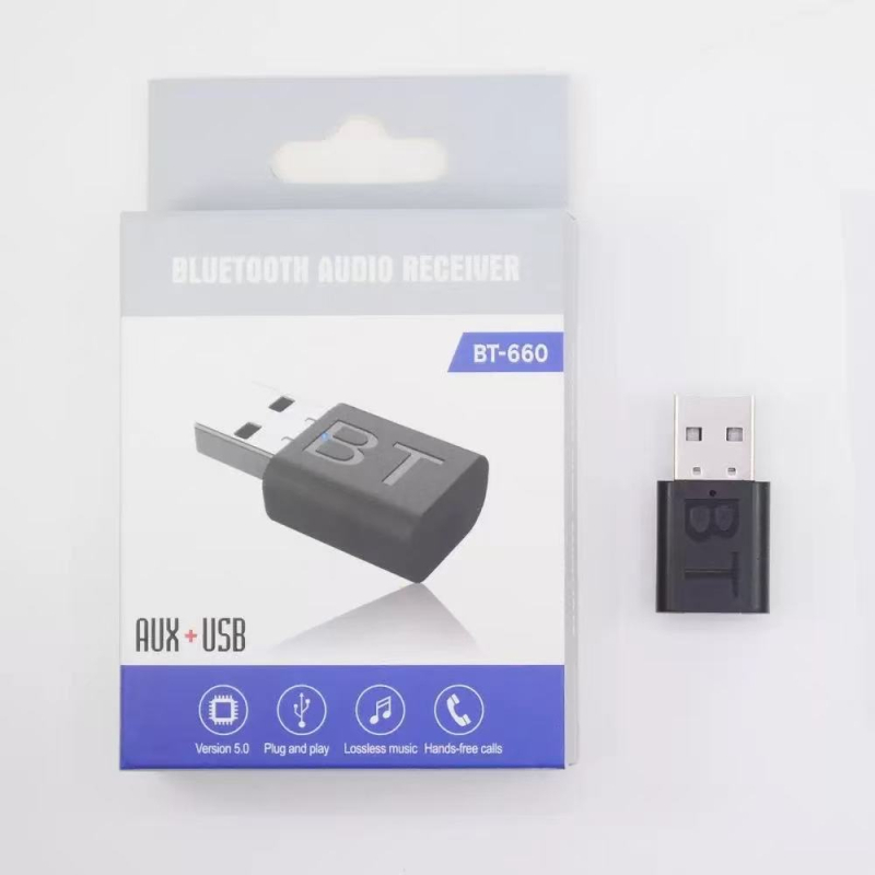 Δέκτης Bluetooth BT-660 με διεπαφή UX, Bluetooth 5.0, 150 Mbps, εμβέλεια 10 m