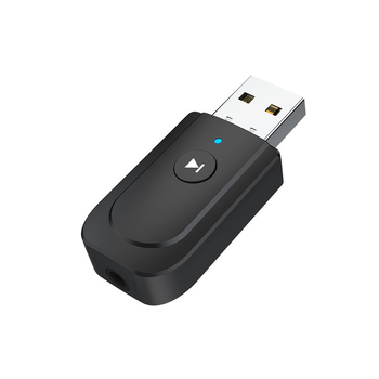 3-σε-1 USB Bluetooth μεταδότης-δέκτης, Plug & Play, διεπαφή AUX/USB, Bluetooth 5.0, 2.4 GHz, εμβέλεια 10 m