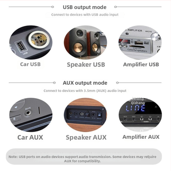 Autós Bluetooth-vevő, mini USB audió adapter, Bluetooth 5.0, vezeték nélküli otthoni hangrendszer erősítő és mélynyomó
