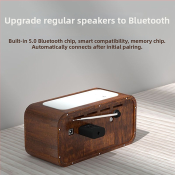 Autós Bluetooth-vevő, mini USB audió adapter, Bluetooth 5.0, vezeték nélküli otthoni hangrendszer erősítő és mélynyomó