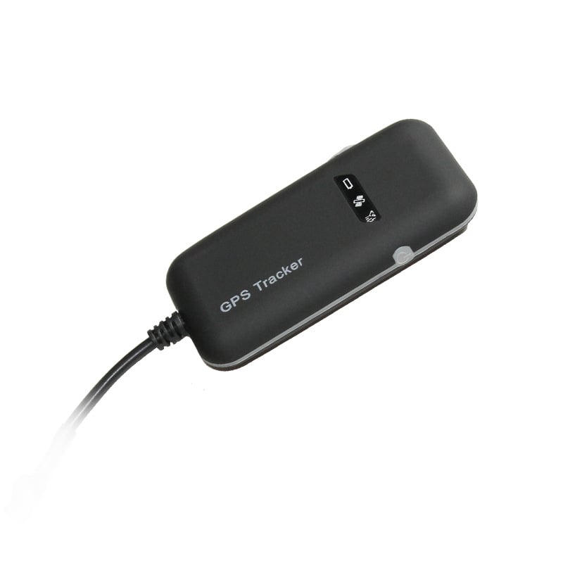 GT02A GPS nyomkövető beépített kettős antenna, GPS pontosság 10 m, 9-36V DC tápegység, Baidu és Google térképek