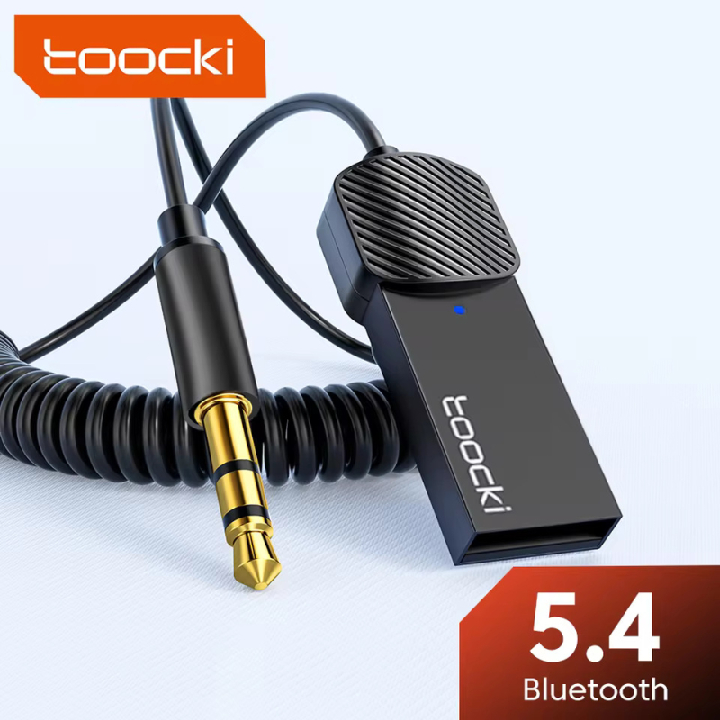 Toocki Bt-01 Bluetooth 5.4 audio prijemnik s 3,5 mm utičnicom — zlatne kontakte, CE certifikat, težina 50 g