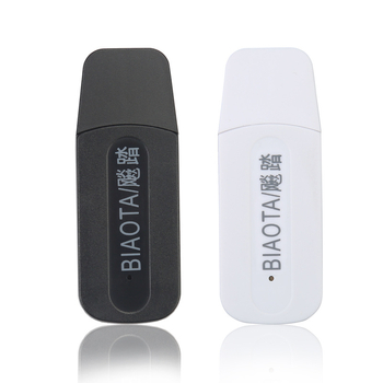 Traveling USB Bluetooth δέκτης αυτοκινήτου με διπλή έξοδο, αντάπτορας ήχου, Plug-and-Play, Bluetooth 4.0, 3 Mbps, εμβέλεια 10 μ
