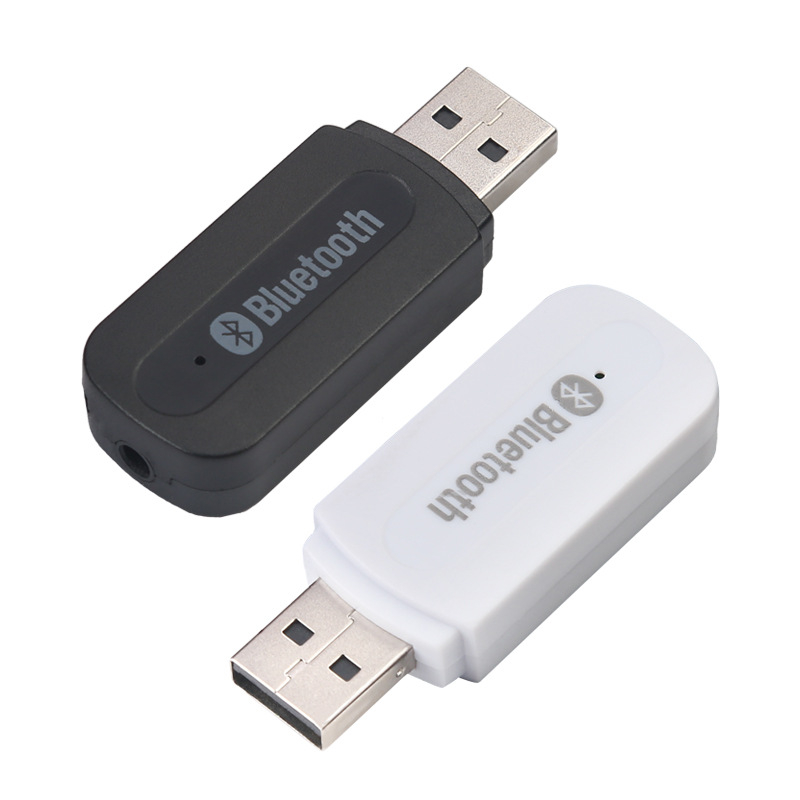 Traveling USB Bluetooth δέκτης αυτοκινήτου με διπλή έξοδο, αντάπτορας ήχου, Plug-and-Play, Bluetooth 4.0, 3 Mbps, εμβέλεια 10 μ