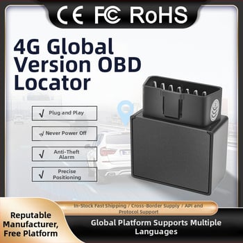 OBD lokator za vozila – visoka preciznost GPS 1–10 m, 4G Beidou, GT08D, trajanje baterije 74 h, pogodno za automobile, kamione, električna vozila i motocikle