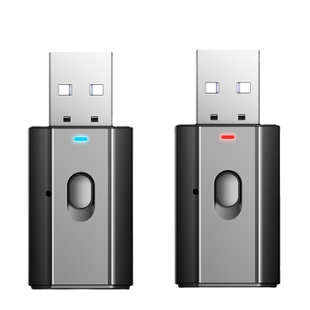 Bluetooth 5.4 USB ασύρματος πομπός και δέκτης ήχου για αυτοκίνητο με κλήσεις hands-free, Plug & Play, 2.4 GHz