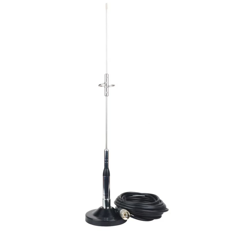 NAGOYA VHF/UVH tengeri jármű antenna mágneses alapzattal, kétszakaszos, kétirányú, 144/430 MHz