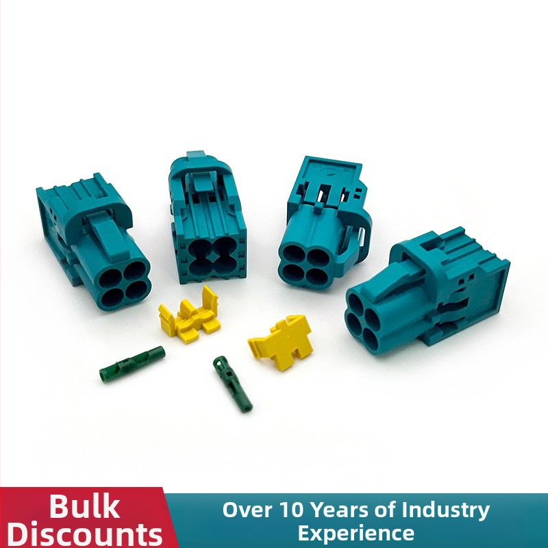 FOXECO αυτοκινητικός τελικός συνδετήρας καλωδίου με κούμπωμα και επαφές από χαλκό για οχήματα