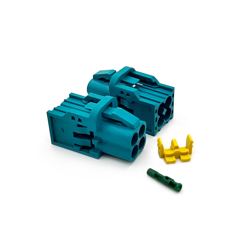 FOXECO αυτοκινητικός τελικός συνδετήρας καλωδίου με κούμπωμα και επαφές από χαλκό για οχήματα