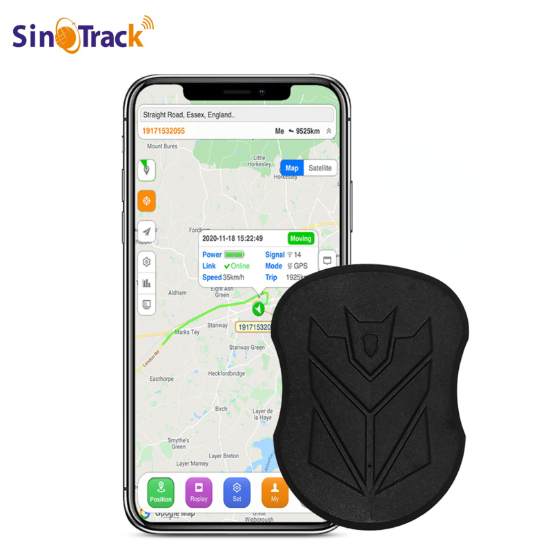 Trackere GPS auto fără fir ST-905 cu alarme: vibrație, gardă perimetru, depășire viteză, alarmă mobilă; IP65 impermeabil, antenă încorporată, baterie polimerică, încărcare Type-C