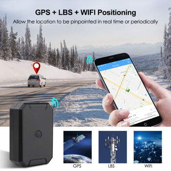 GPS automobilni lokator AT1 – 6000mAh, ultradugo stanje pripravnosti, automobilni tracker s GPS točnošću 10 m, IP65 vodootporan, keramična antena