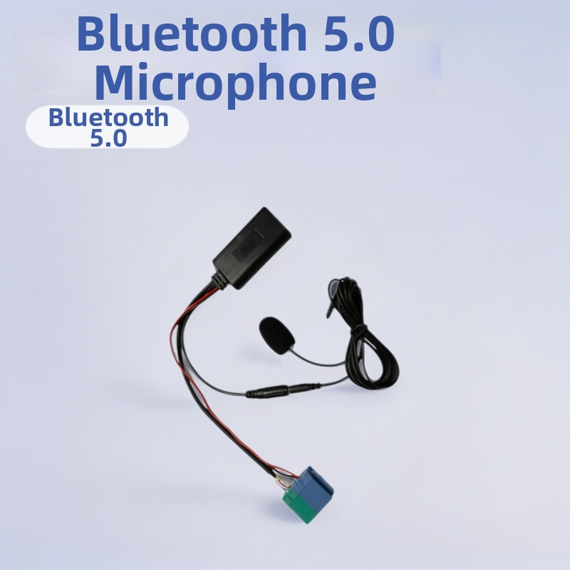 Aut Bluetooth 5.0 káblový mikrofónny adaptér pre Renault 05-2011 AUX rádio
