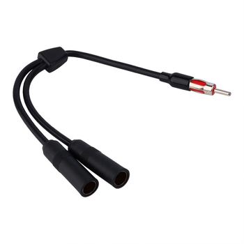 Adapter antene za auto: 1 na 2 razdjelnik, univerzalna kompatibilnost, plug-in montaža, 12V napajanje