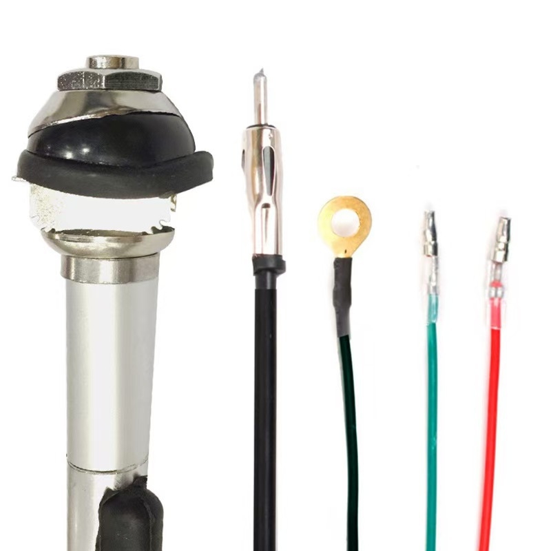 Autóba való automata teleszkópos antenna – 12V, 0.8A, 60000 ciklus, szálas szerelés, általános célú