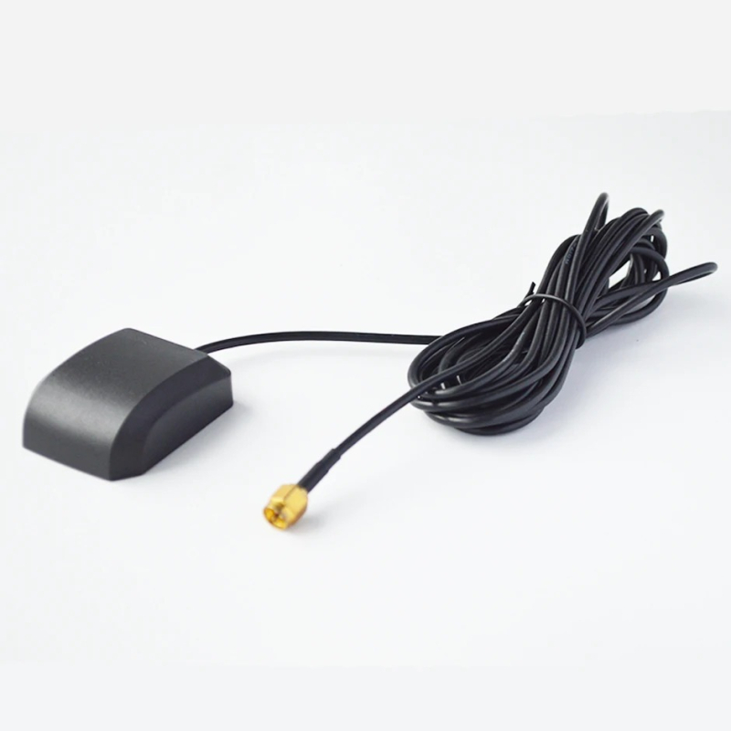Antena GPS pentru vehicul cu conector SMA, montaj filet, compatibil universal