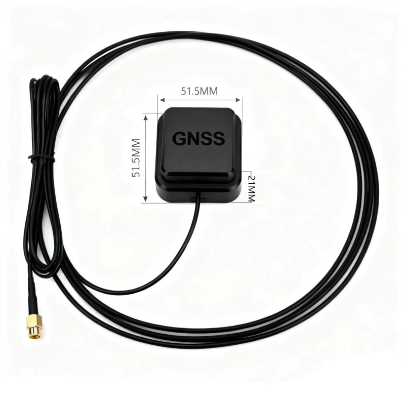 Antena GNSS externă RTK pentru vehicul, multi-frecvențială, Beidou dual-mode, cu două elemente ceramice, câștig înalt, navigație diferențială