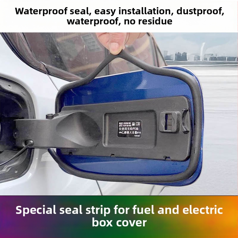 Гумен уплътнител за капачката на горивния резервоар и зарядния порт – универсална съвместимост, гума, прахо- и водоустойчиво, маслостойко