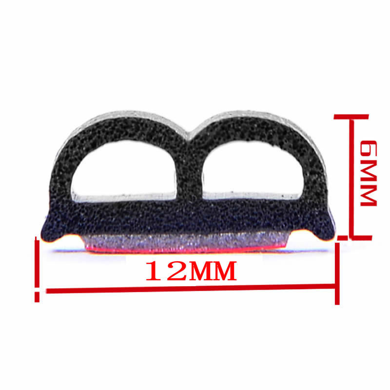 Αυτοκόλλητη αντικρούσης στεγανοποιητική ταινία για αυτοκίνητα και ντουλάπες, EPDM, ανθεκτική σε υψηλές θερμοκρασίες, φθορά και διάβρωση; κατάλληλη για αυτοκίνητα, μηχανικό εξοπλισμό, πόρτες και παράθυρα