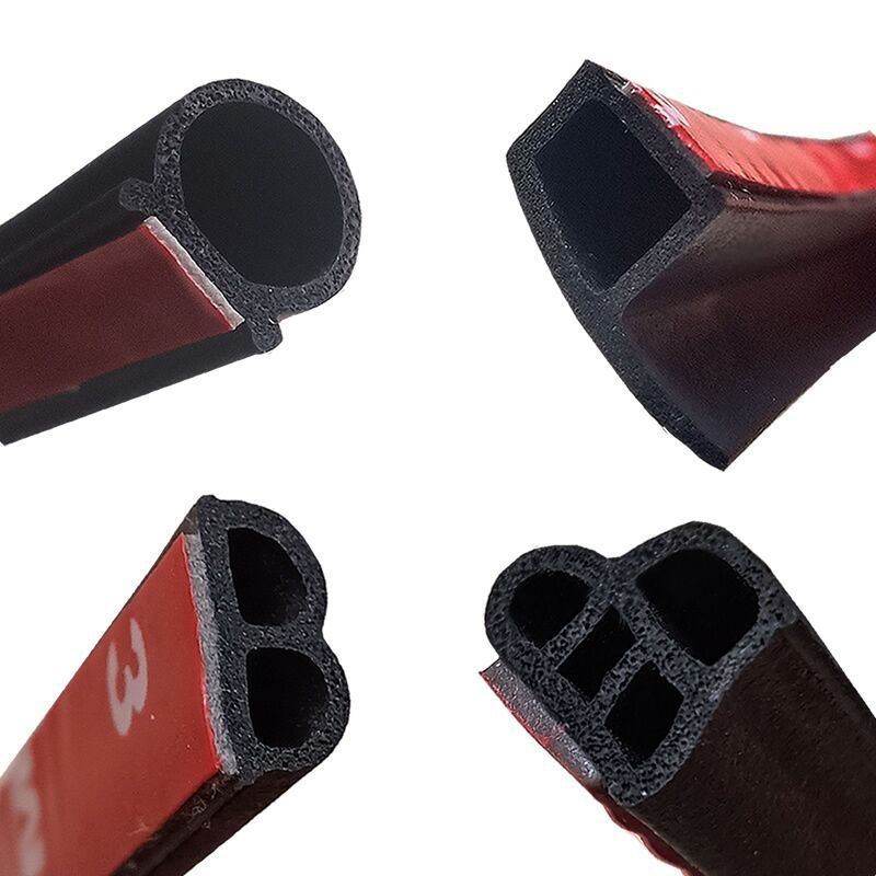 Αυτοκόλλητη αντικρούσης στεγανοποιητική ταινία για αυτοκίνητα και ντουλάπες, EPDM, ανθεκτική σε υψηλές θερμοκρασίες, φθορά και διάβρωση; κατάλληλη για αυτοκίνητα, μηχανικό εξοπλισμό, πόρτες και παράθυρα