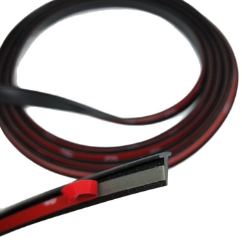 Автомобилен уплътнителен лента – диагонална Т-образна форма, гума, модел XC-3312, 2 мм дебелина, за предно и задна част на капака и пролуки около фаровете (Модел XC-3312; Дебелина 2 мм; Материал: гума)