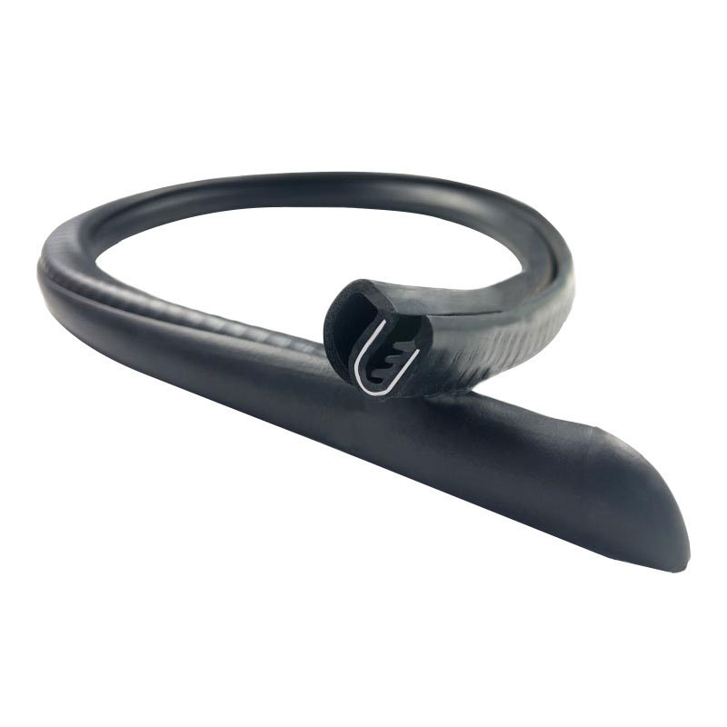 Резинова уплътнителна лента за B-колона на автомобил – силиконова, ветроустойчива, звукоизолираща, защита от прах, комплект от две ленти