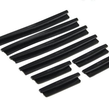 Λωρίδα προστασίας από συγκρούσεις για αυτοκίνητα με διακοσμητική προστασία σώματος | Μάρκα polarlander | Υλικό PVC σιλικόνη + κόλλα 3M | Μοντέλο 8 (1 σετ) | Γενική συμβατότητα