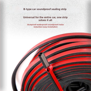 Gumený tesniaci pás pre dvere auta, B-type tesniaci pás, Deep Top značka