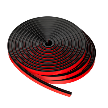 Автомобилна уплътнителна лента – трислойна гумирана лента, модел 6 отвора, за целия автомобил, универсално приложение, прахозащита и водоустойчива лепяща лента