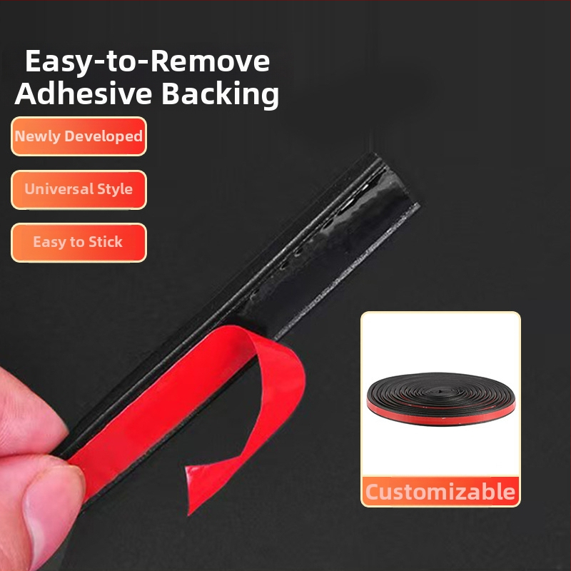 Автомобилен уплътнител за врати и прозорци – гума, универсално уплътнение, водоустойчив и прахоустойчив, B-тип уплътнение на капака и багажника