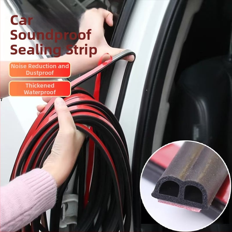 Автомобилен уплътнител за врати и прозорци – гума, универсално уплътнение, водоустойчив и прахоустойчив, B-тип уплътнение на капака и багажника