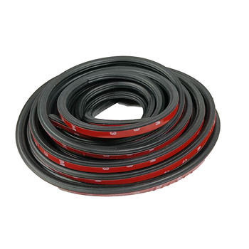 Bandă de etanșare a spațiului dintre ușile auto - cauciuc cu trei găuri, pentru întregul vehicul, compatibil universal