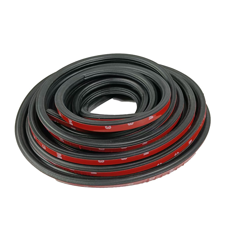 Bandă de etanșare a spațiului dintre ușile auto - cauciuc cu trei găuri, pentru întregul vehicul, compatibil universal