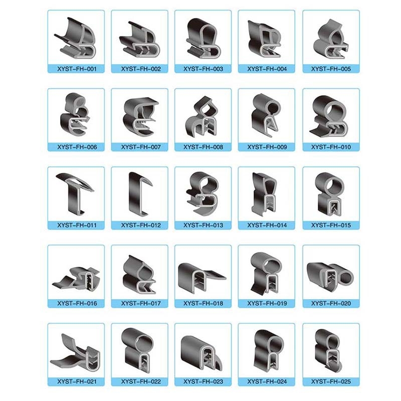 Automobilska brtva za vrata automobila, model Side door seal-xy, gumeni brtveni trak za okvir vrata, univerzalna kompatibilnost