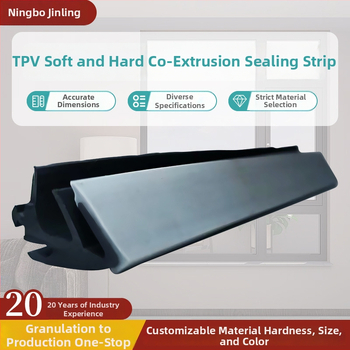 Brtveni trak za vrata i prozore — mekano-tvrdi koekstrudirani TPV/PVC kompozit, zvučna izolacija, otpor na prašinu i vjetar