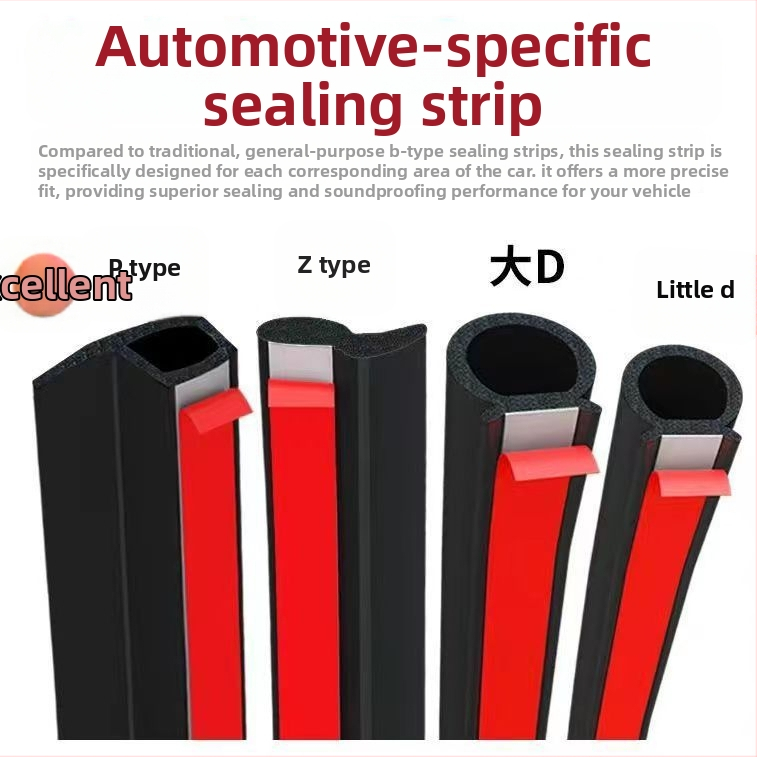 Xiran DPZ-tip univerzalna traka za brtvljenje vrata automobila sa zvučnom izolacijom, zaštita od sudara, prašine i vremenskih uvjeta
