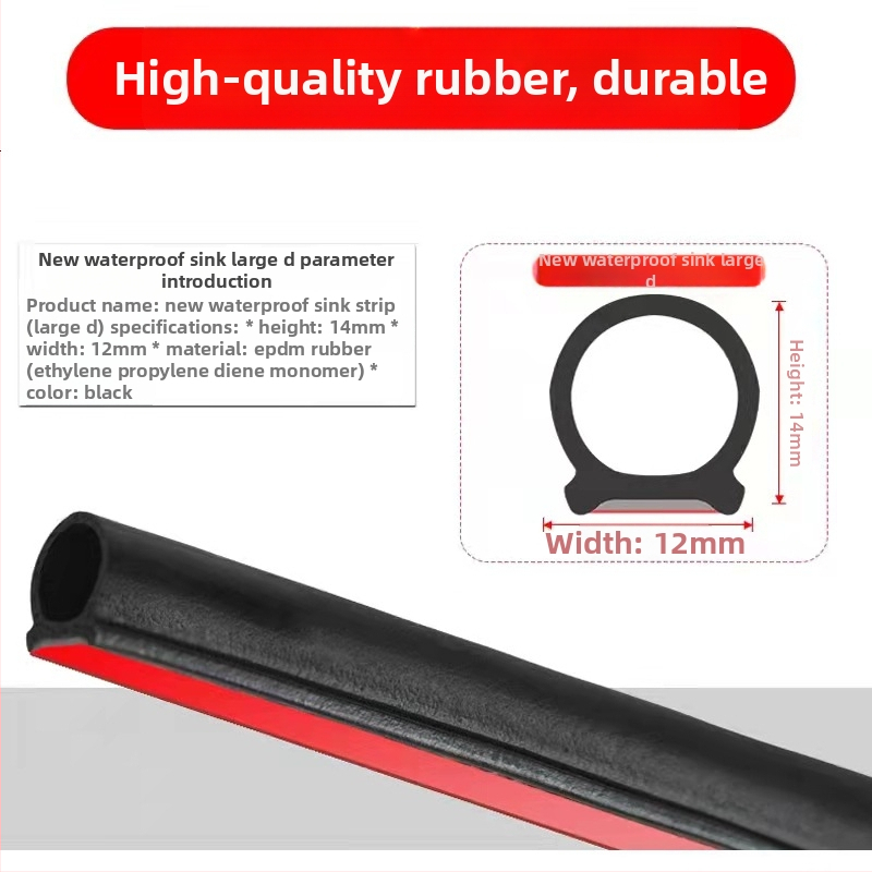 Xiran DPZ-tip univerzalna traka za brtvljenje vrata automobila sa zvučnom izolacijom, zaštita od sudara, prašine i vremenskih uvjeta