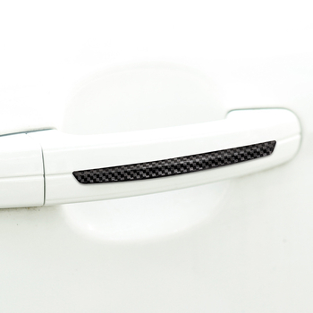 Λωρίδα προστασίας πόρτας αυτοκινήτου με μοτίβο ανθρακονημάτων, PVC, κατάλληλη για όλα τα μοντέλα