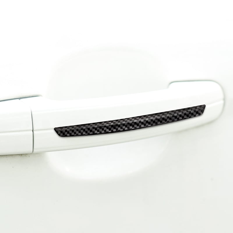 Λωρίδα προστασίας πόρτας αυτοκινήτου με μοτίβο ανθρακονημάτων, PVC, κατάλληλη για όλα τα μοντέλα