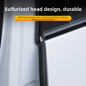 Гумен уплътнител за B-колона, силиконов материал, универсален модел, прахо- и шумозащита за врати, Little family