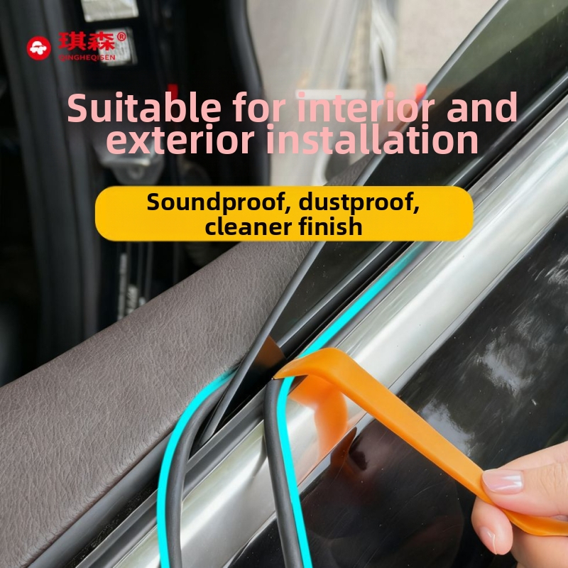 Kummist tihendusriba autoakna jaoks, materjal: käsn, paksus: 6, bränd Qingheqisen/Qisen, mudel: Dfrhbrtbn
