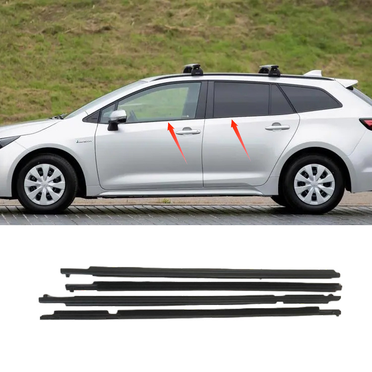 Bandă de etanșare pentru ușă auto Toyota RAV4 2009-2012 – PVC, bandă externă pentru geamul ușii cu reținere apă și bandă de tăiere a apei
