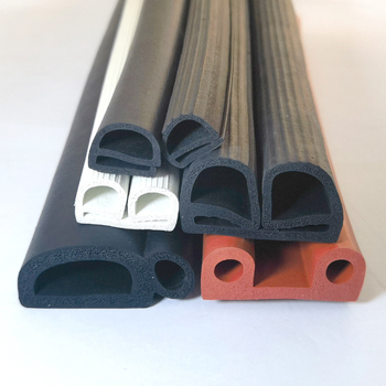 Jiachuang EPDM λωρίδα στεγανοποίησης πόρτας ψυχρού αποθηκευτικού χώρου, τύπος διπλού Ε, ανθεκτική στη σκόνη και μόνωση