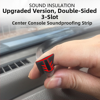 Bandă de etanșare pentru consola centrală a mașinii - cauciuc, model 339, grosime 15, potrivire universală, Zhenhao