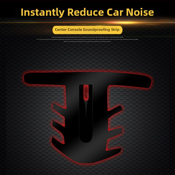 Bandă de etanșare pentru consola centrală a mașinii - cauciuc, model 339, grosime 15, potrivire universală, Zhenhao